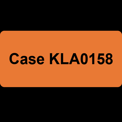 Case KLA0158